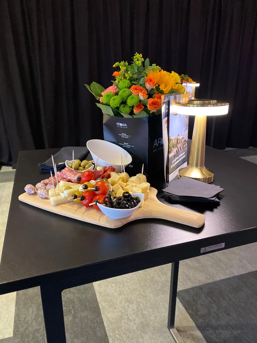 Cocktails dinatoires et séminaires.